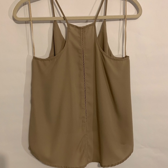 Ambiance Cropped Spaghetti Strapped Blouse - Picture 8 of 9